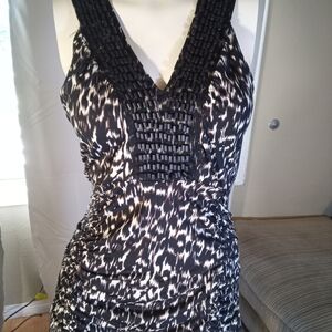 George Monochrome Patterned Dress